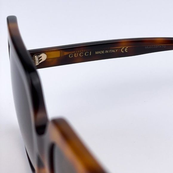 NEW Gucci Logo GG0418S 003 Havana Women Sunglasses - Picture 6 of 9
